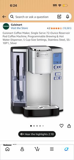 Cuisinart coffee maker