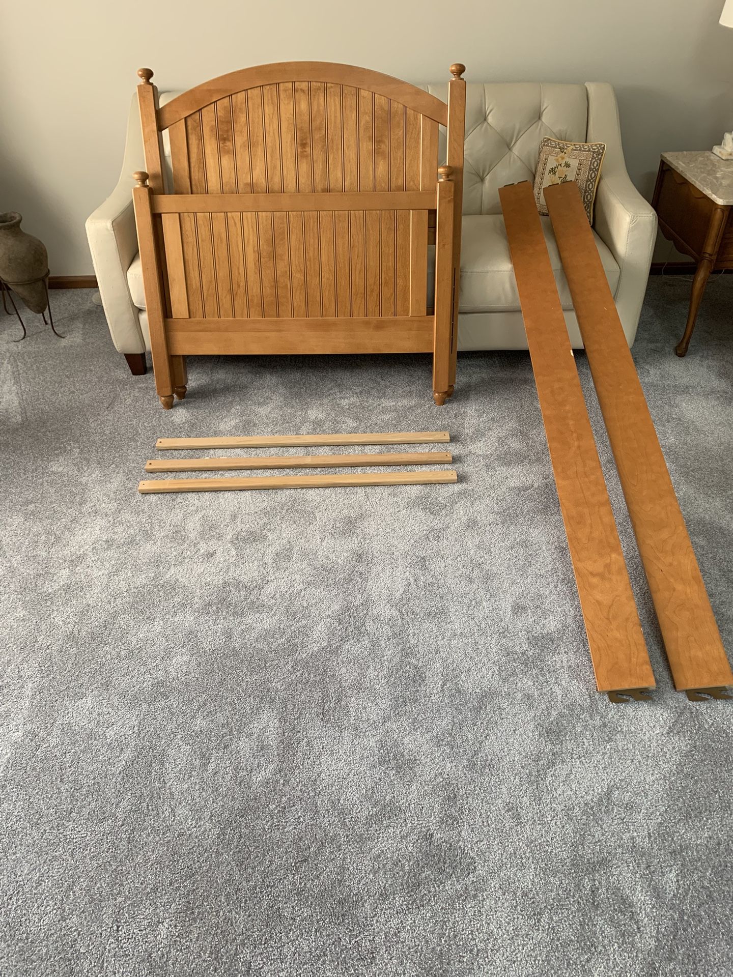 Solid Maple Twin Bed - US Made