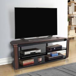 Living Essentials Corp Olly 65" 3-Tier TV Stand With Cable Management Suitable For Up To 72 Inch TVs