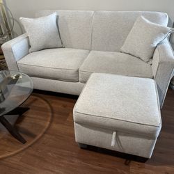 Sofa Bed Custom Made Full Size W ottoman 