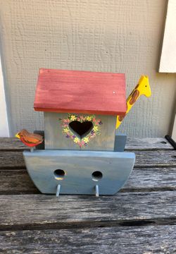 Wooden birdhouse