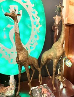 Large Brass Giraffe Decor - 50% OFF OFFER!!!