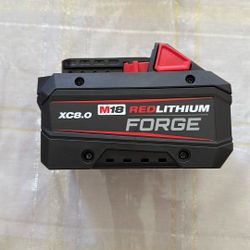 Milwaukee M18 18V Lithium-Ion REDLITHIUM FORGE XC 8.0 Ah Battery