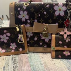 🌸🌸🌸SALE‼️VINTAGE RARE LV CHERRY BLOSSOM MONOGRAM MURAKAMI TRUNK COLLECTION ~U CHOOSE!