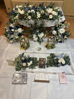 Sweet Heart Table Decorations (Sola Wood)