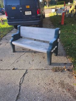 Outdoor Plastic Garden Bench.. prices firm