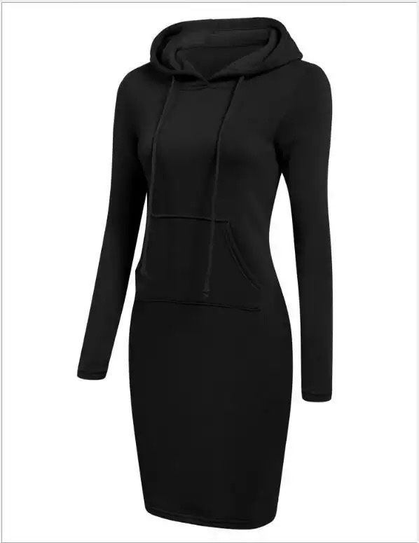 Women’s sweater dress size 2XL black color