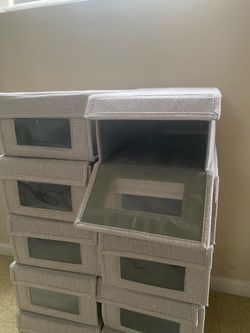 Small Drop Front Shoe Box