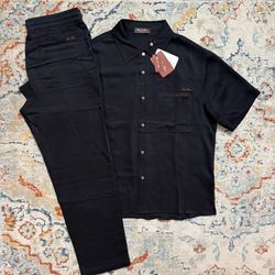 Men’s Dress Polo Shirt Size L/XL Loro Piana