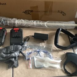 Patented Product 24V cordless string trimmer battery powered (see description)