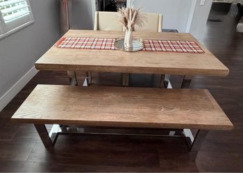 Dining Table with bench