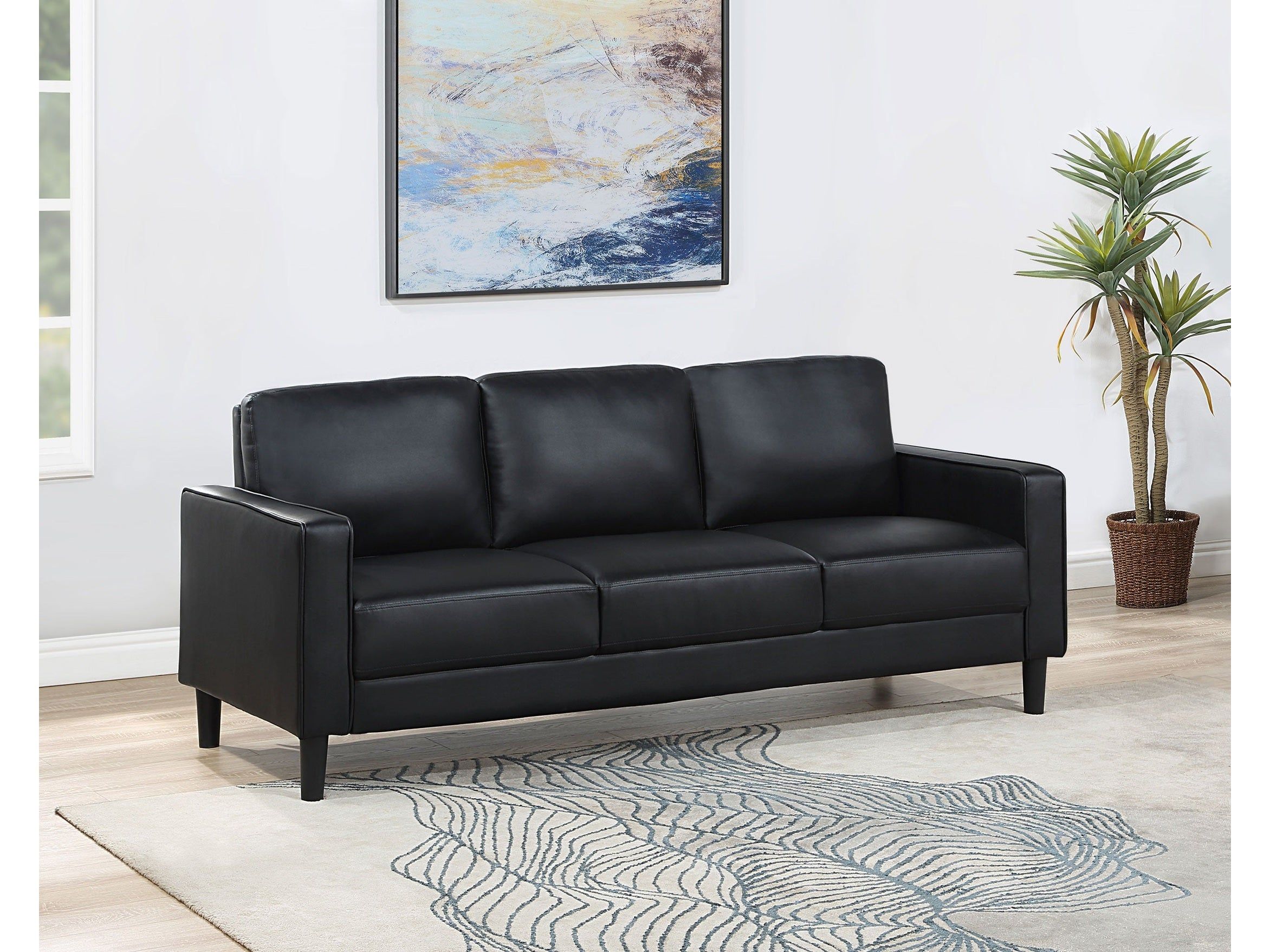 Ruth Black Sofa