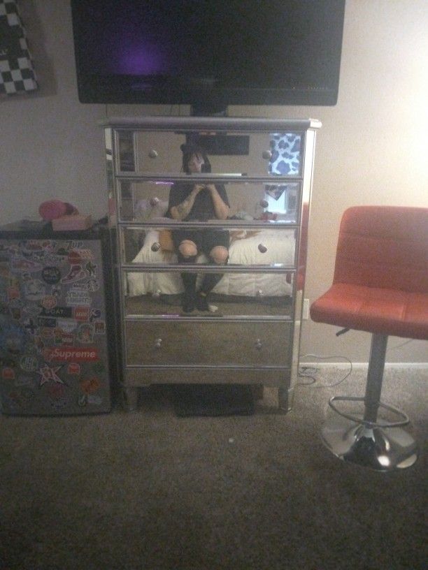 Mirrored Dresser