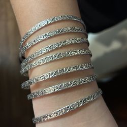 925 Sterling Silver Set Of 7 Pieces New