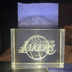 3D Laser Engraved Crystal Paperweight 