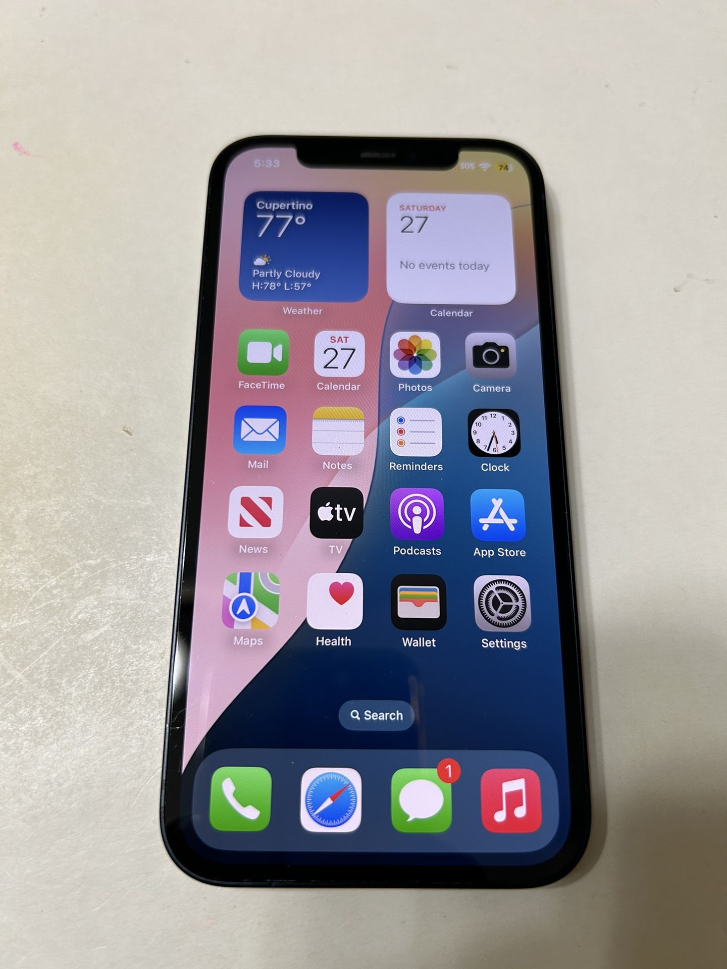 iPhone 12 64 GB Unlocked - π―%π Health!