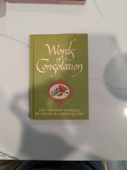 Words Of Consolation Book Vintage