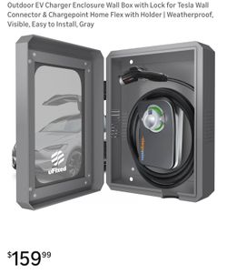 Outdoor EV Charger Wall Box with Lock