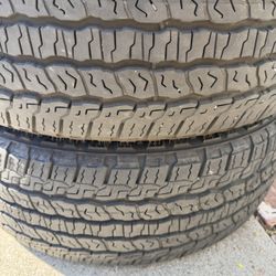 Pair Of Wrangler  Goodyear Territory A/T