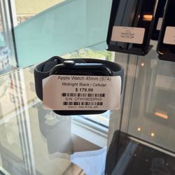 Apple Watch Series 7 – 45mm  | Cellular – Midnight Black