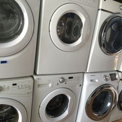 L/G Front Load Washer And Dryer Set Both Works Good 