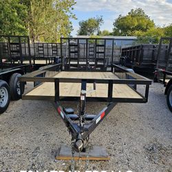 2026 12x5 Trailer Brakes and Gate Frenos Y Rampa. Traila. Angle, C&M Brand