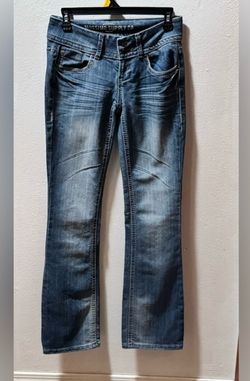 Y2K Mossimo Supply Co. Juniors Medium Blue Boot Cut Jeans