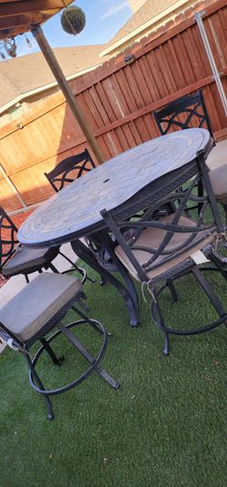 Patio table set