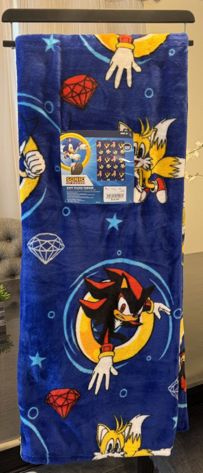 Sonic The Hedgehog Throw