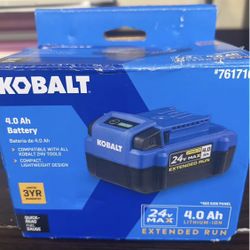 Kobalt 24v 4 Ah Battery extended run