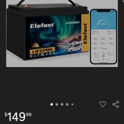 SUPER LIGHT Lifepo4 Battery 100AH,12V Lithium Battery Built-in 100A BMS,Up to 15000 Deep Cycle Marine Battery 12V Battery