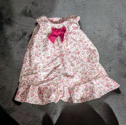 Lovely Lúlu Pink Floral Toddler Dress