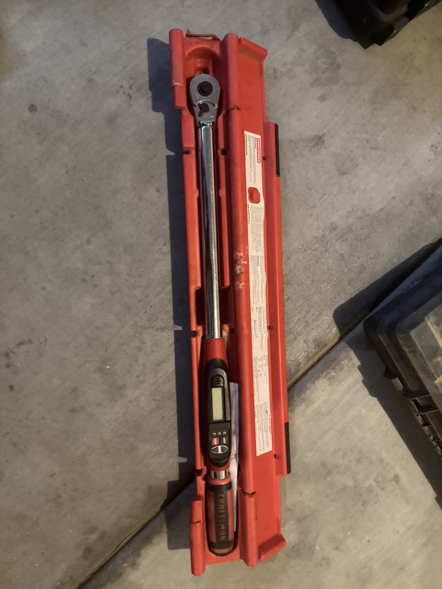 Craftsman 1/2 digital torque wrench