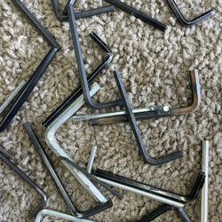 Allen Wrenches Multiple Sizes 