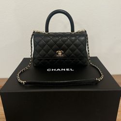 Chanel Flap With Handle Bag