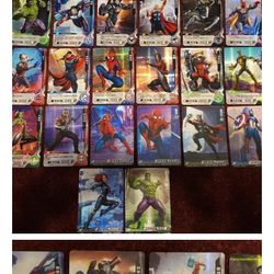 Marvel Hero Battle Game Cards