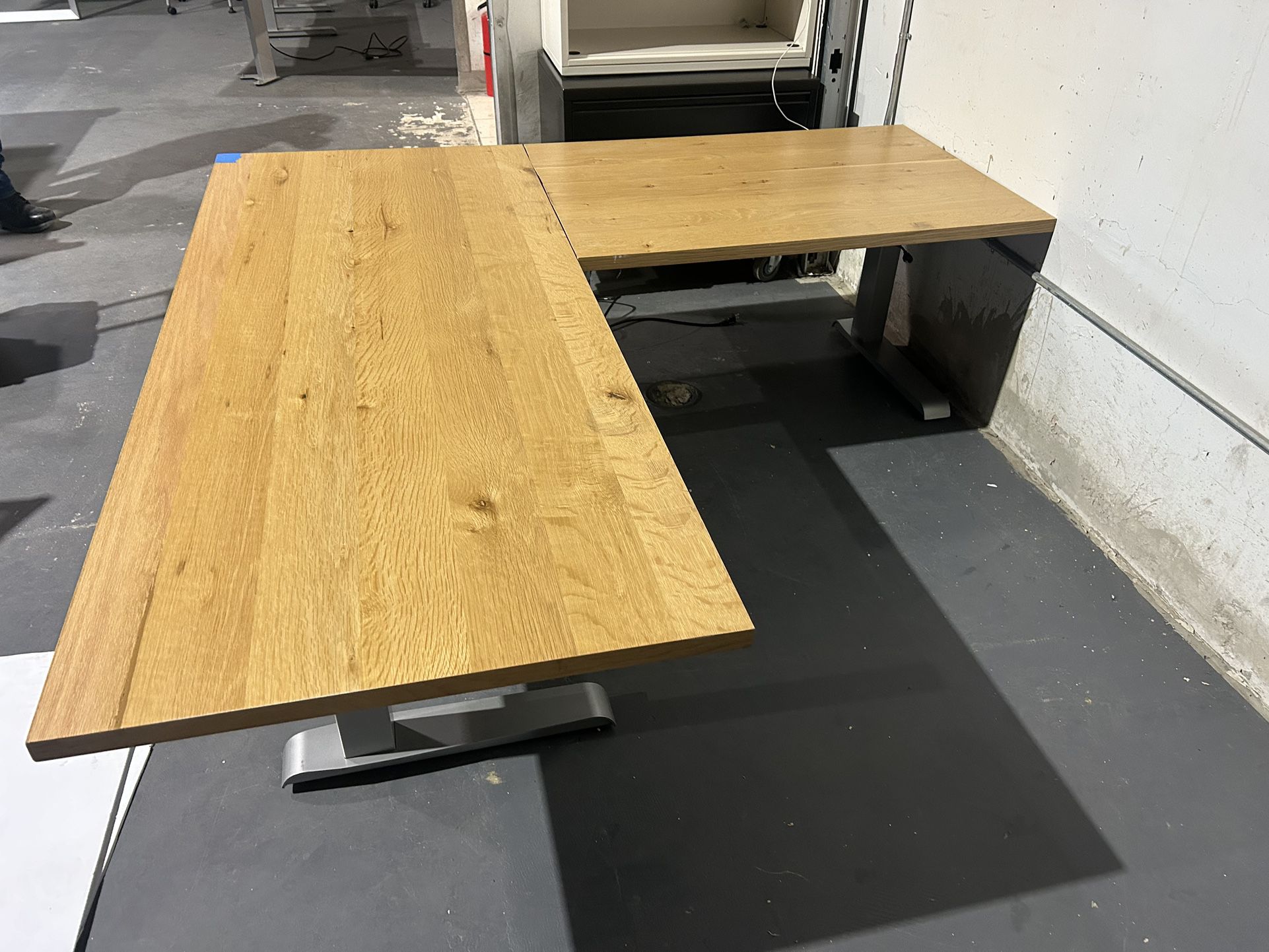 L Shaped Electric Standing Desk, Conference Table 