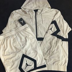 Air Jordan Windbreaker & Shorts  $ 60
