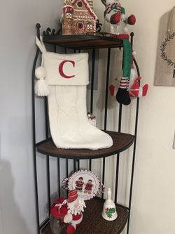 New With Out TagsChristmas Stocking Letter C