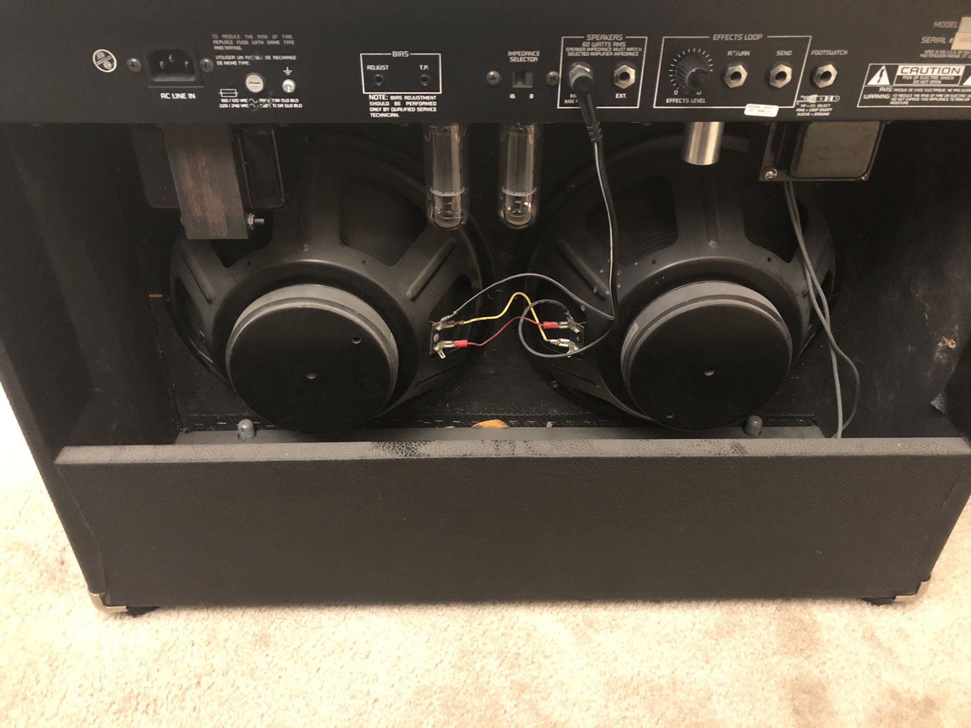 Crate vintage club 60 stock with matched tubes Might Trade? for Sale in