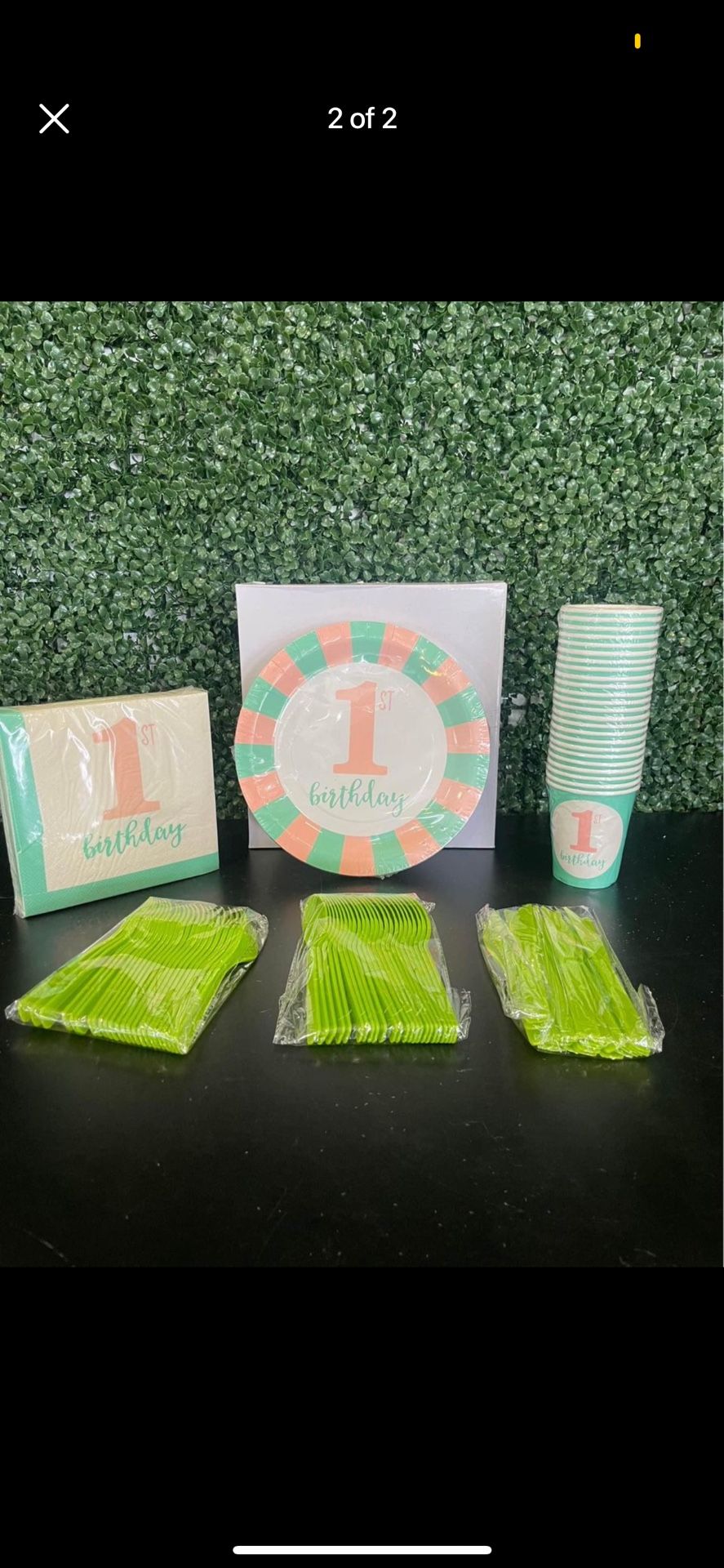 1st Birthday Party supplies