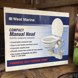 Compact Toilet For Boat ( WEST MARINE )