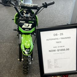 Brand NEW DB-21 70cc Dirt Bike (Kids)