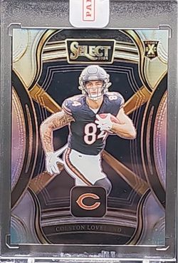 2024 Panini Select XRC Colston Loveland Prizm Rookie Encased #516 (RC) Bears