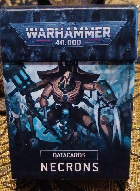 Warhammer 40,000 Data Bank Card Set NECRONS Stratagems Army