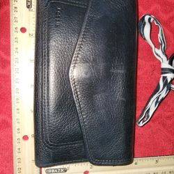 Women's Black Wallet Faux Leather By Fossil