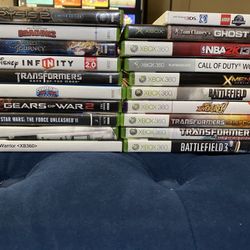 Xbox 360 And Nintendo 3ds Games (price Range $5-$20