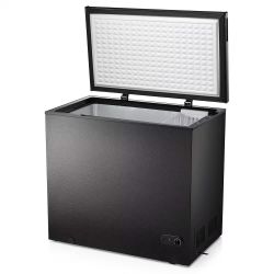 32.17 in. W Garage Ready 7.0 cu. ft. Manual Defrost Chest Freezer in Black with Adjustable Temperature Controls