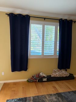 Blue curtains (total 4)