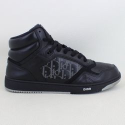 Christian Dior B27 High Top Sneaker Black Oblique Size 45EU/12US